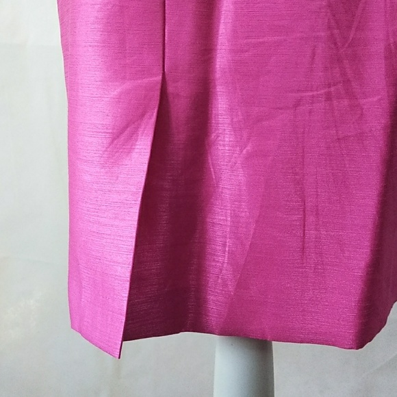 Size 12P Le Suit Pink Jacket And Skirt Suit - Picture 7 of 11